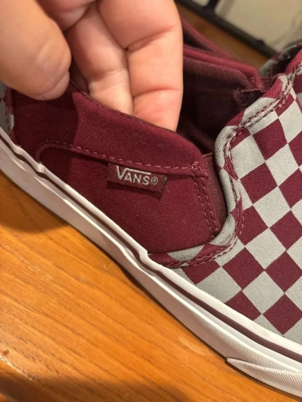 Vans literally worn